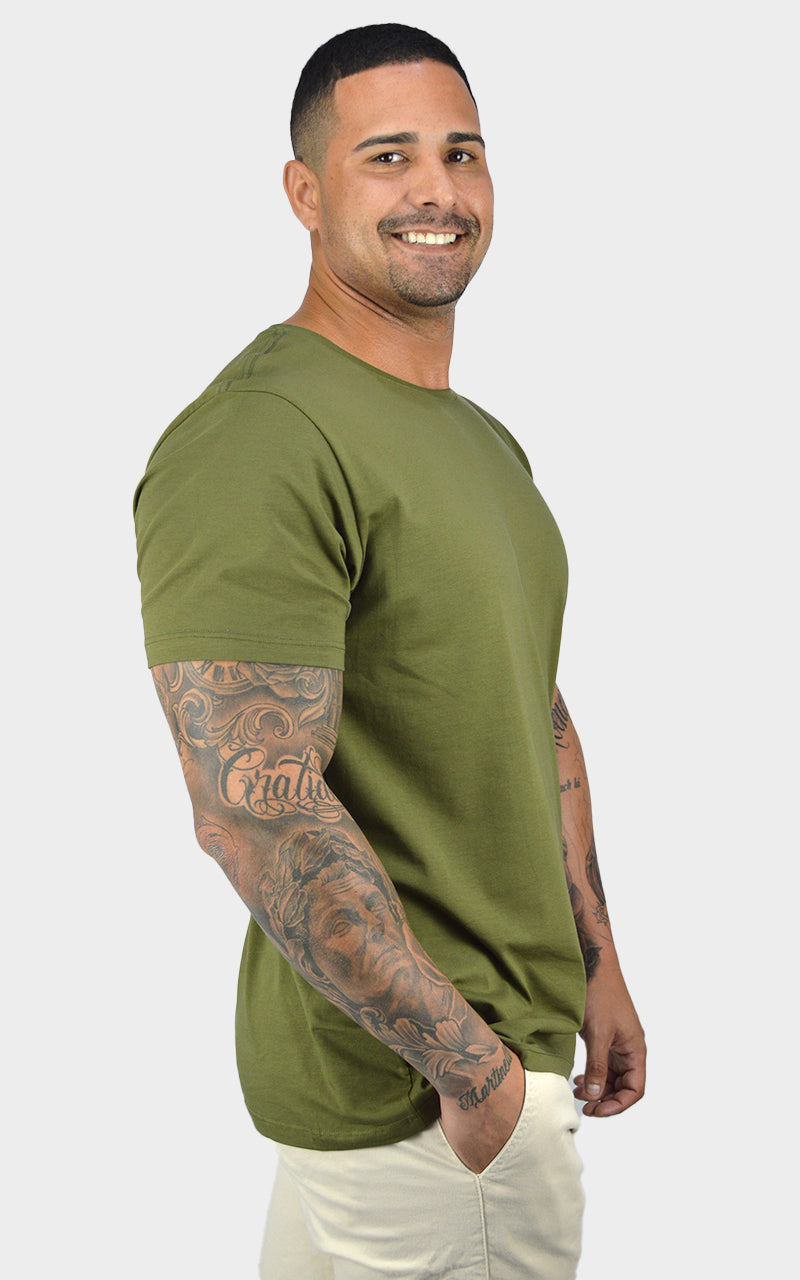 Camiseta Algodão Egípcio Verde