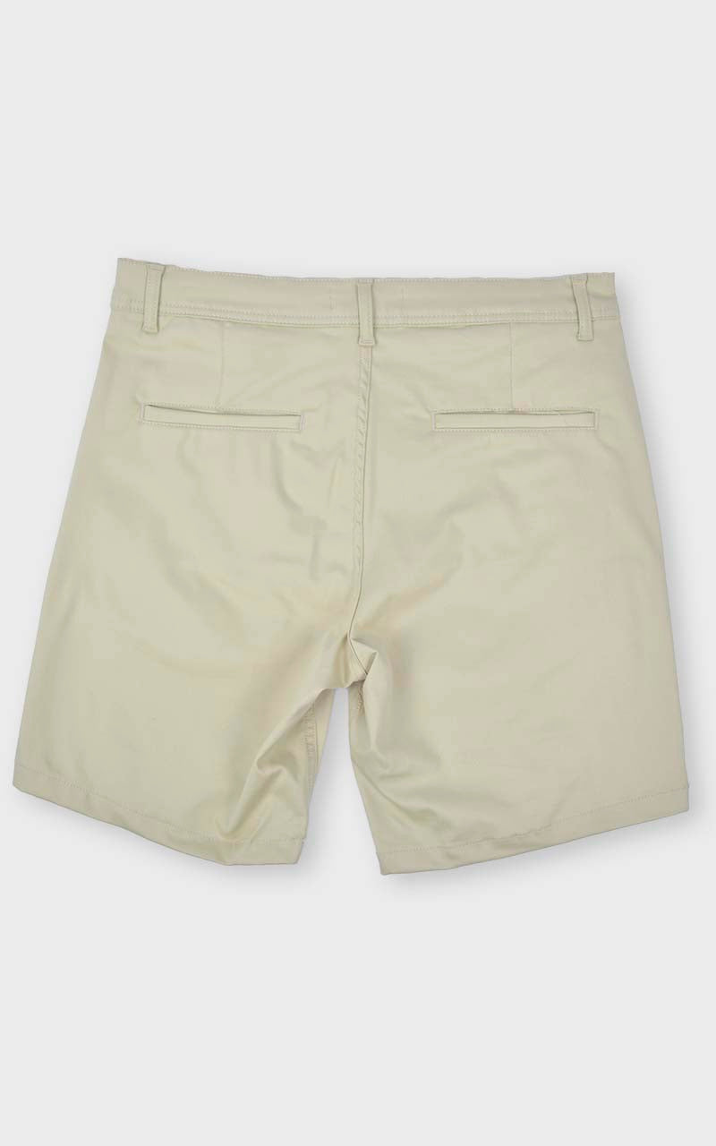 Bermuda Sarja Elastano Bege