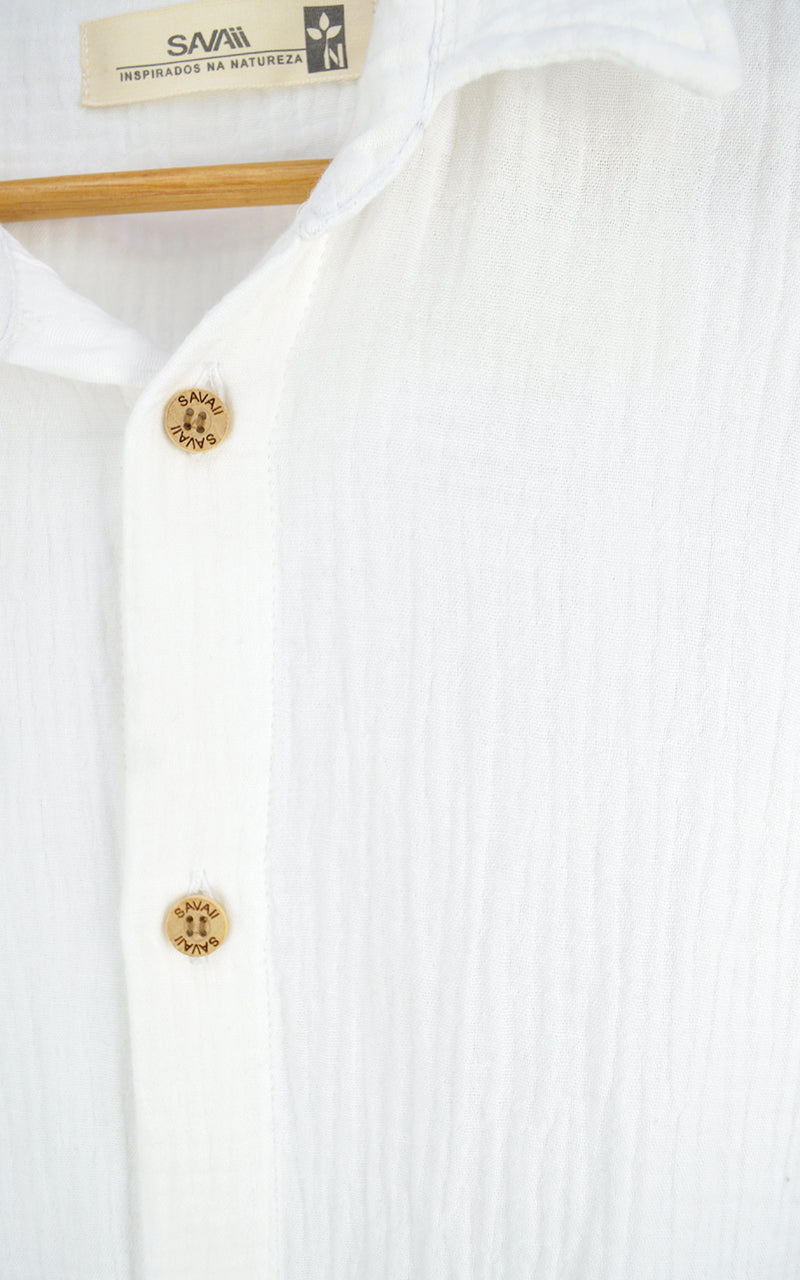 Camisa Gaze Wave Off White
