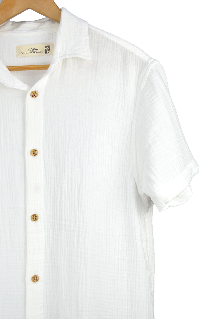Camisa Gaze Wave Off White