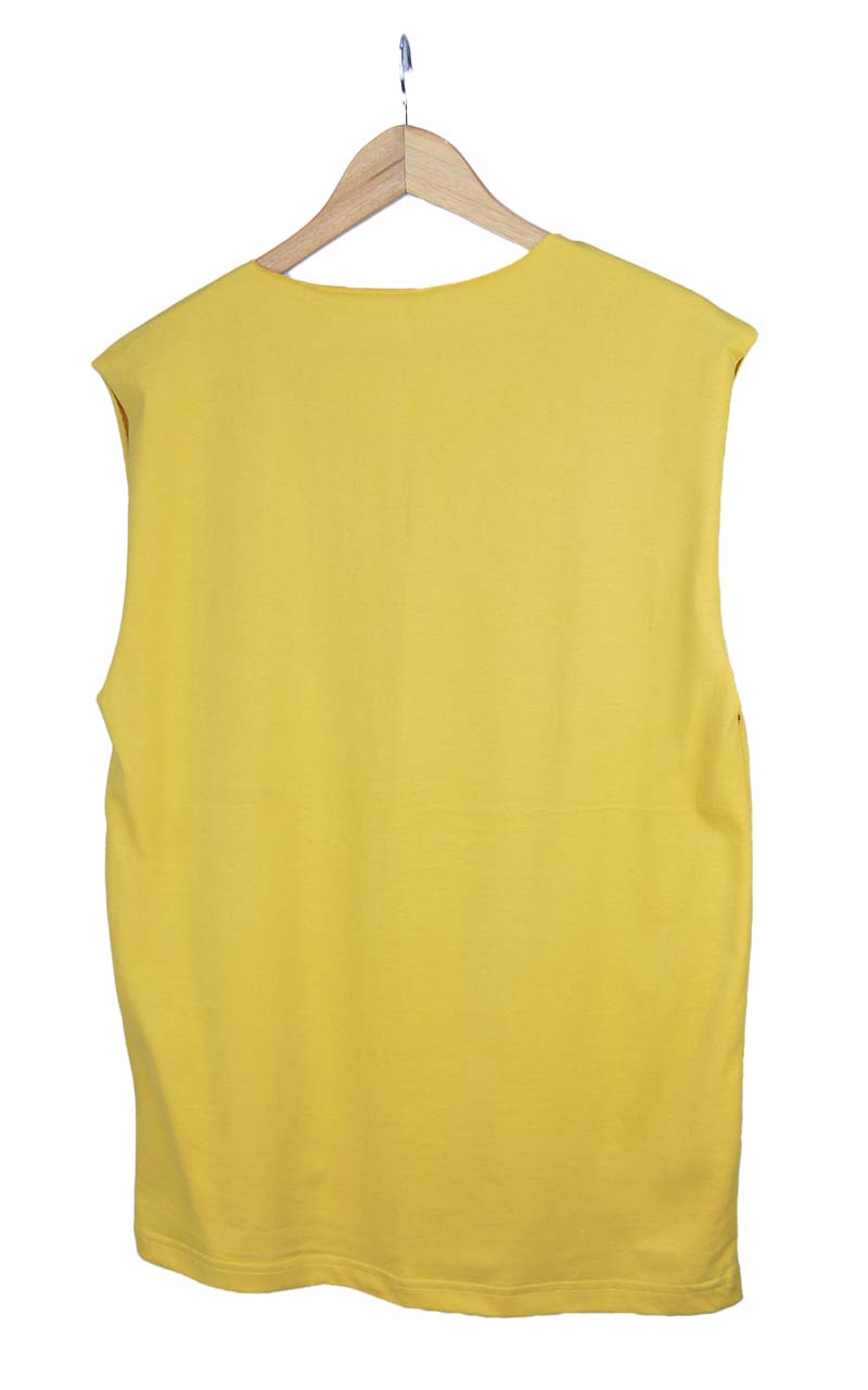 Regata machao malhao - amarelo