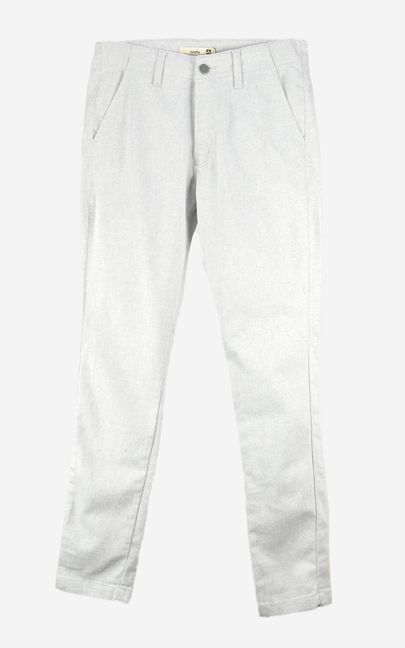 Calça Esporte Fino Cinza Claro