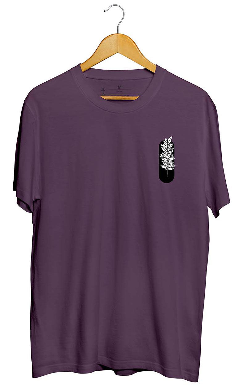 Camiseta Vertical Folhas