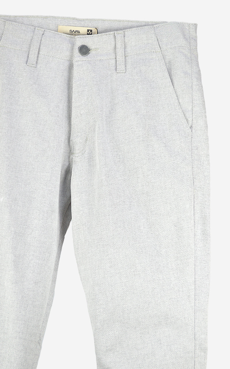 Calça Esporte Fino Cinza Claro