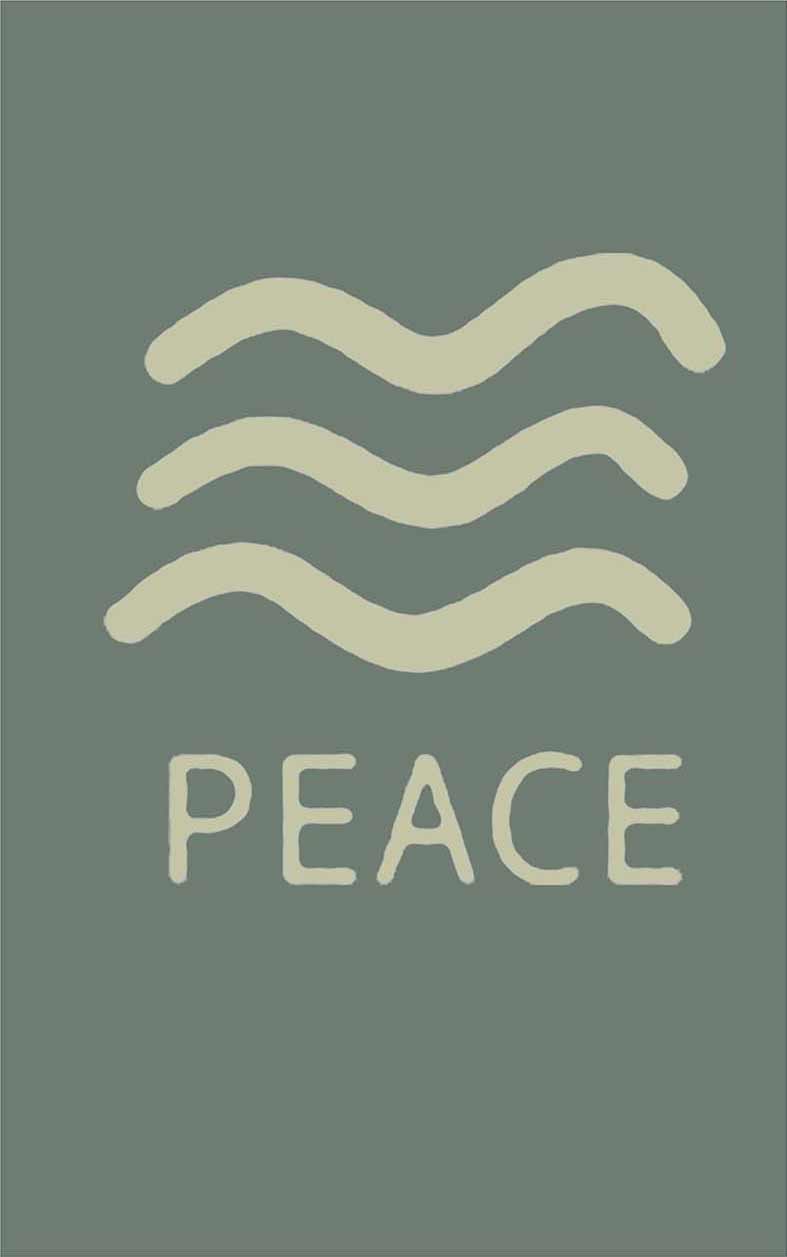 Camiseta Peace Verde Militar
