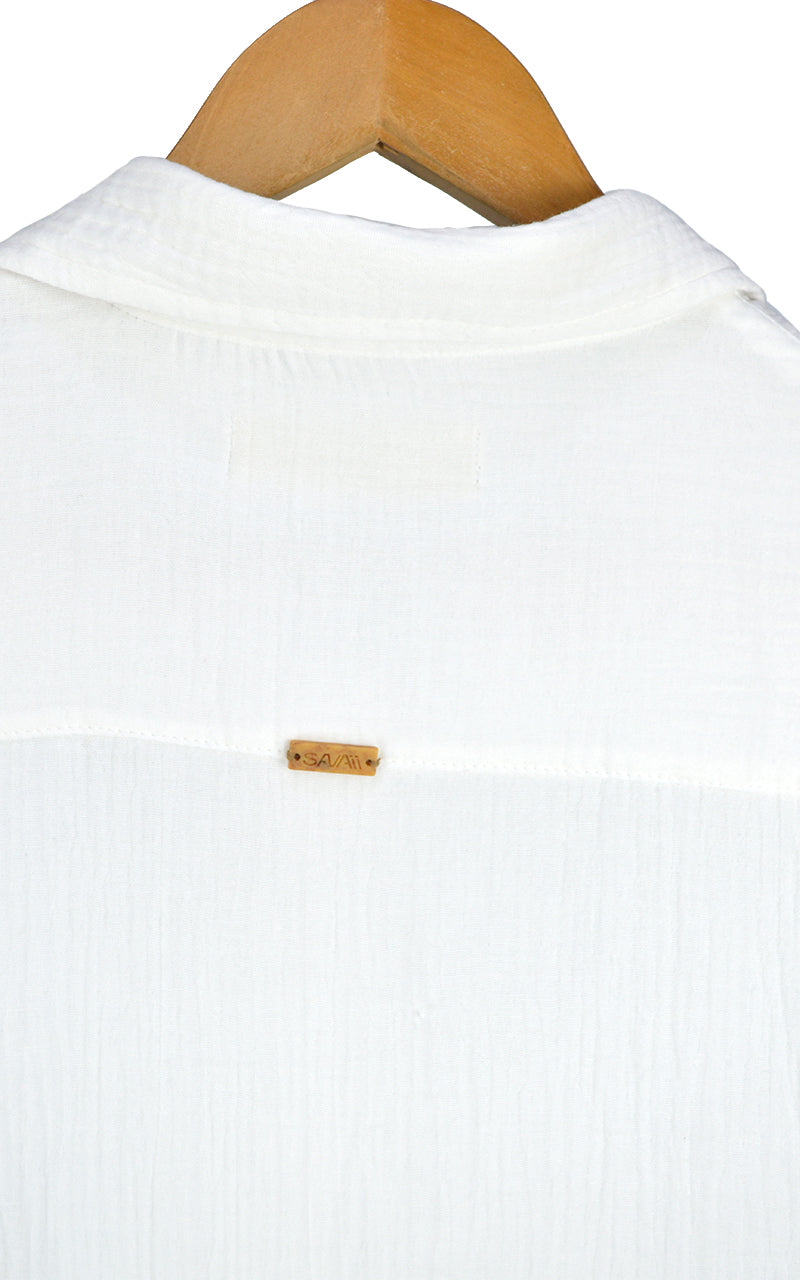 Camisa Gaze Wave Off White