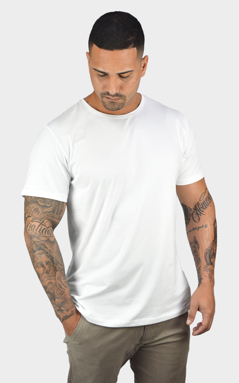 Camiseta Algodão Egípcio Branca