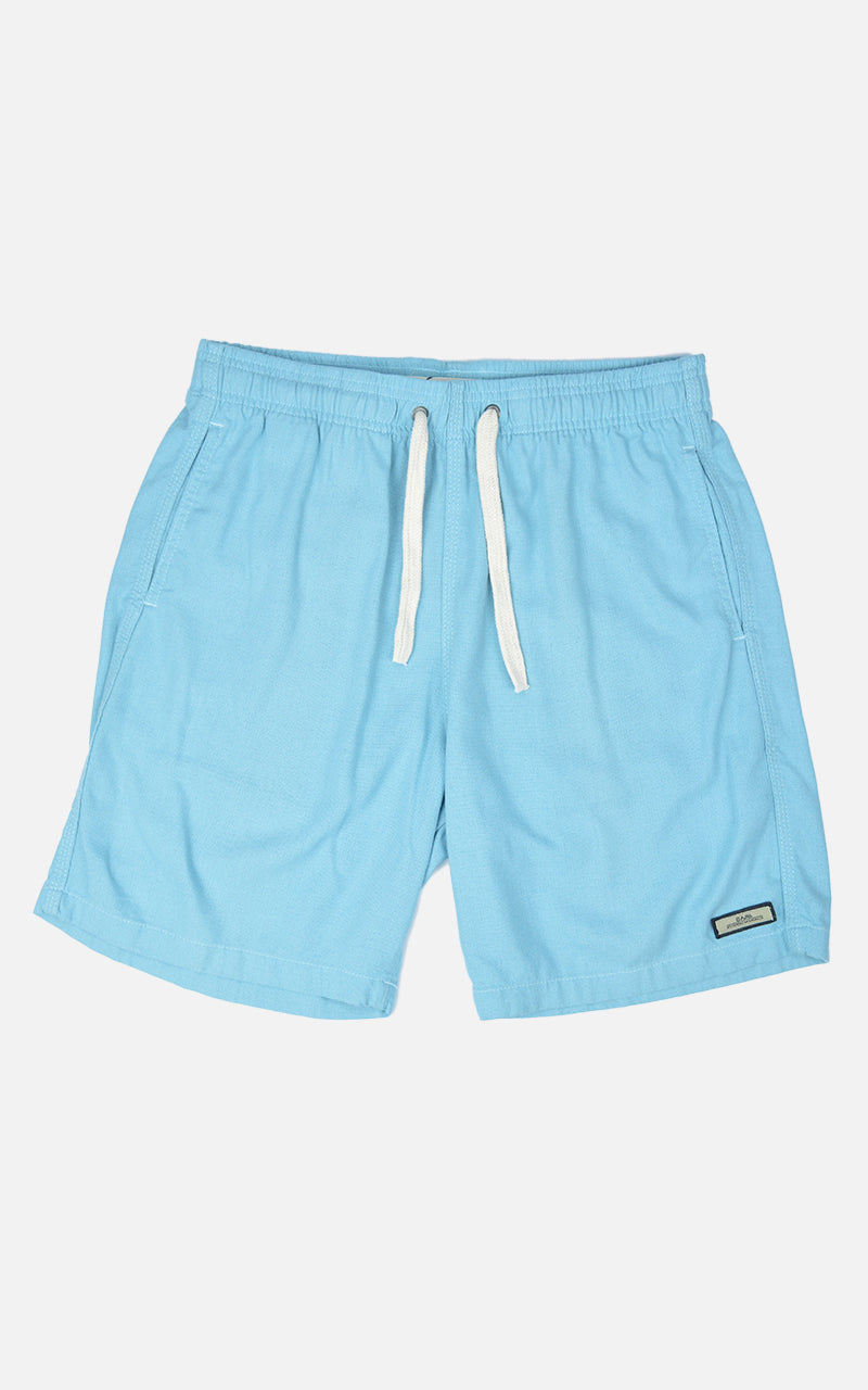 Short Linho Confort Azul Claro