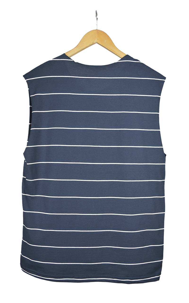 Regata machao listrada azul marinho