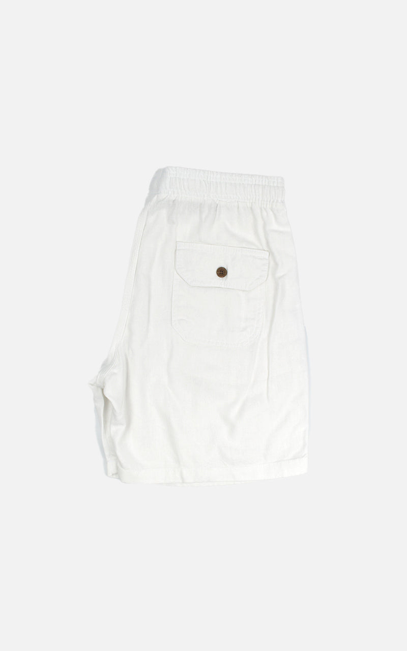 Short Linho Confort Branco