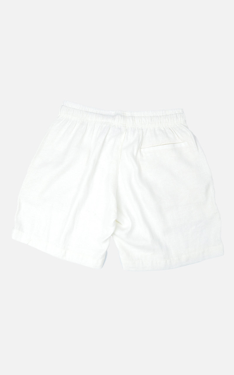 Short Linho Tricot Off White