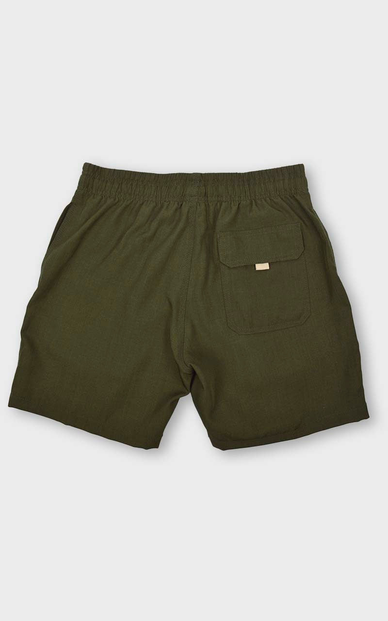 Short Alfa Tec Elastano Verde Militar