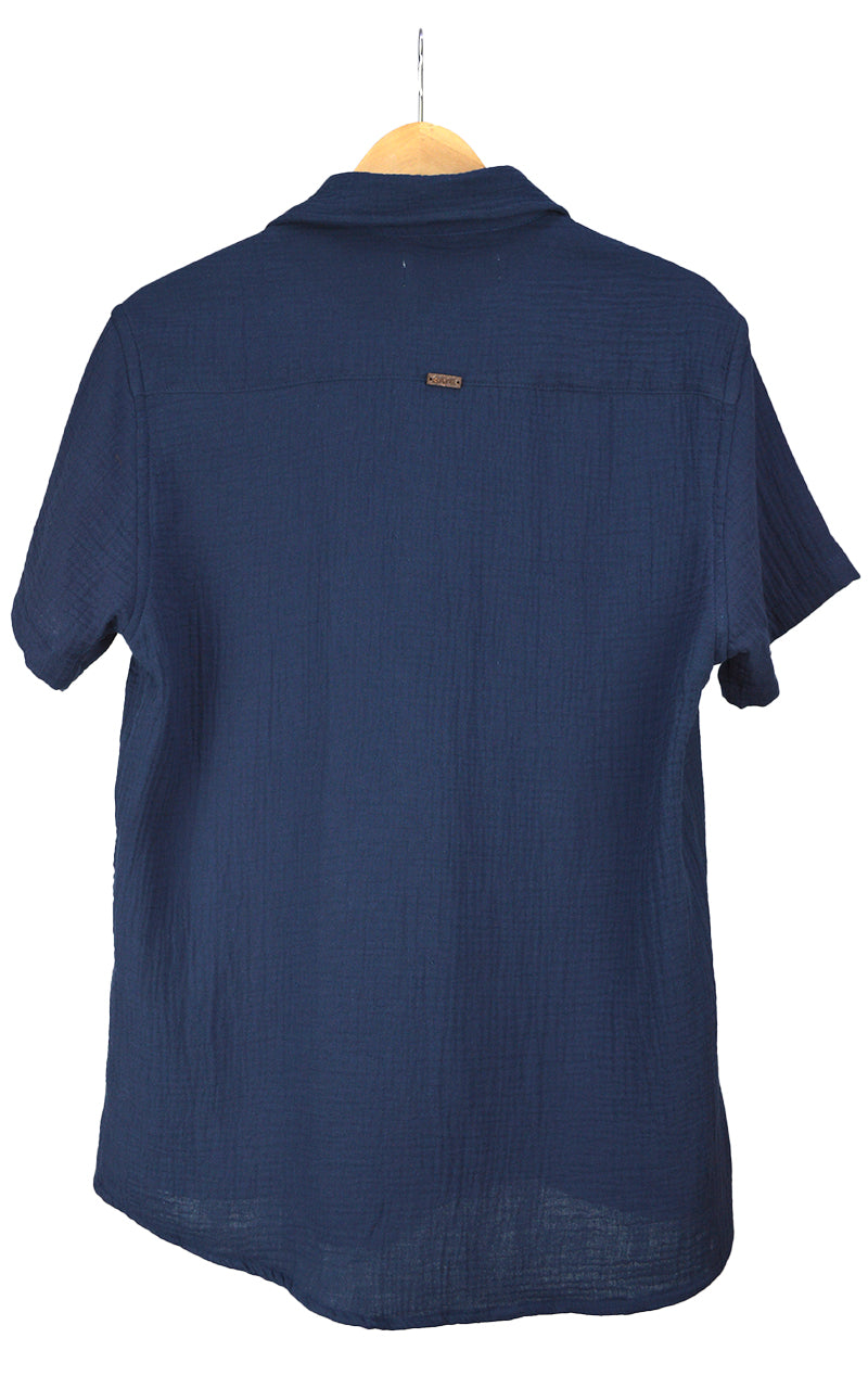 Camisa Gaze Wave Azul Marinho
