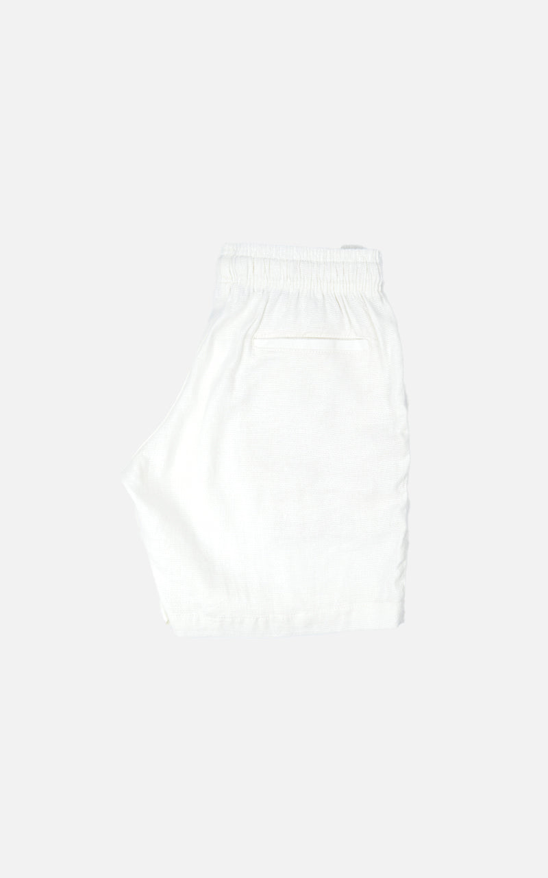 Short Linho Tricot Off White