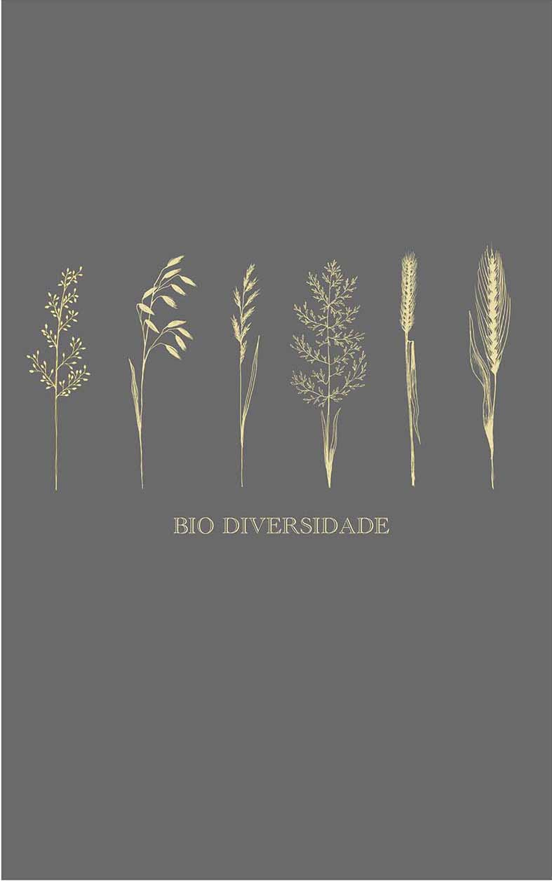 Camiseta Bio Diversidade Chumbo
