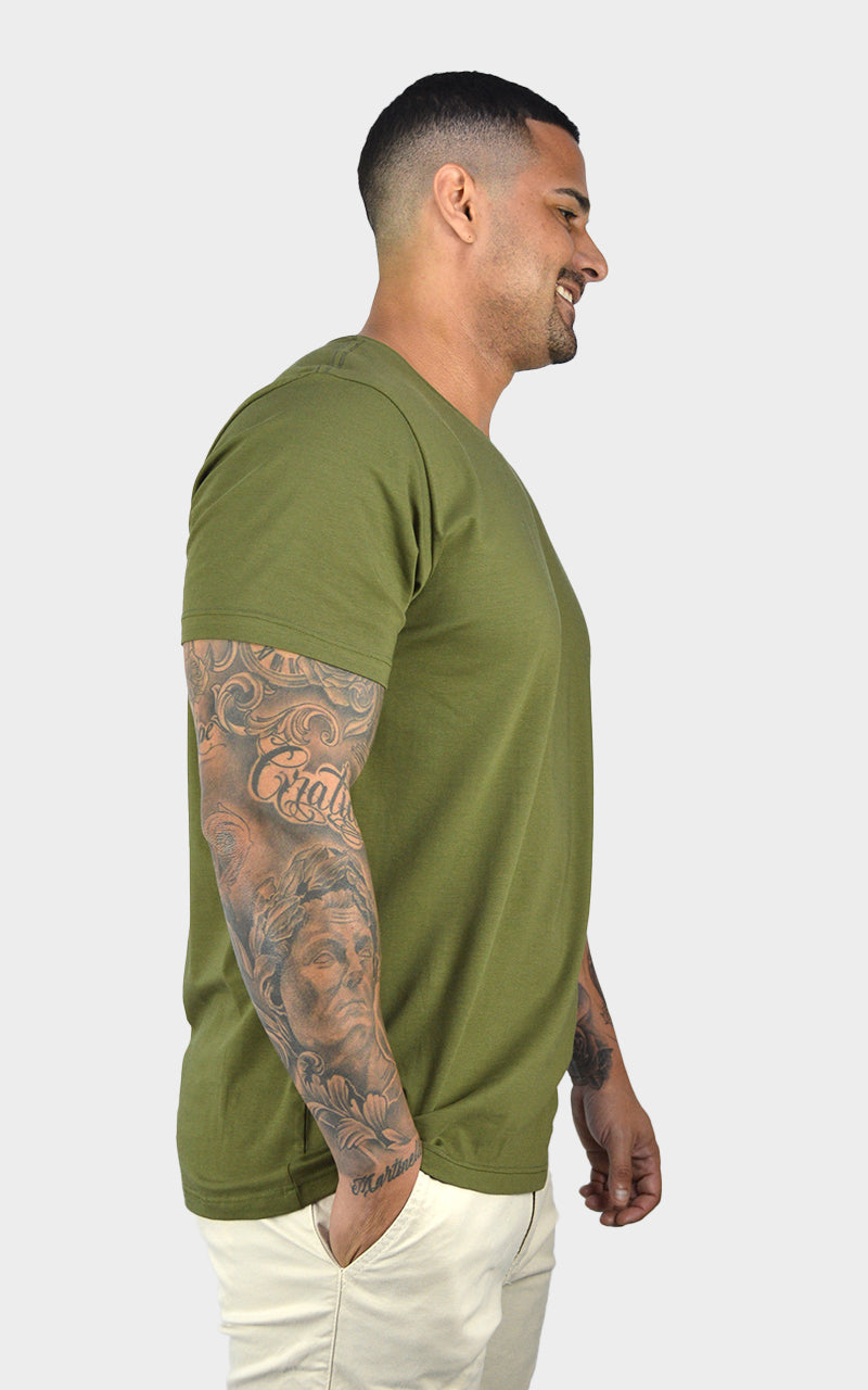 Camiseta Algodão Egípcio Verde