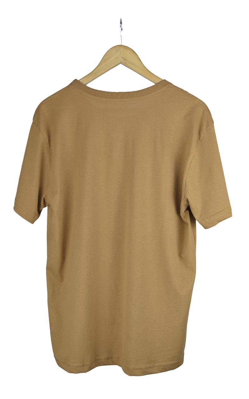 Camiseta premium basica marrom