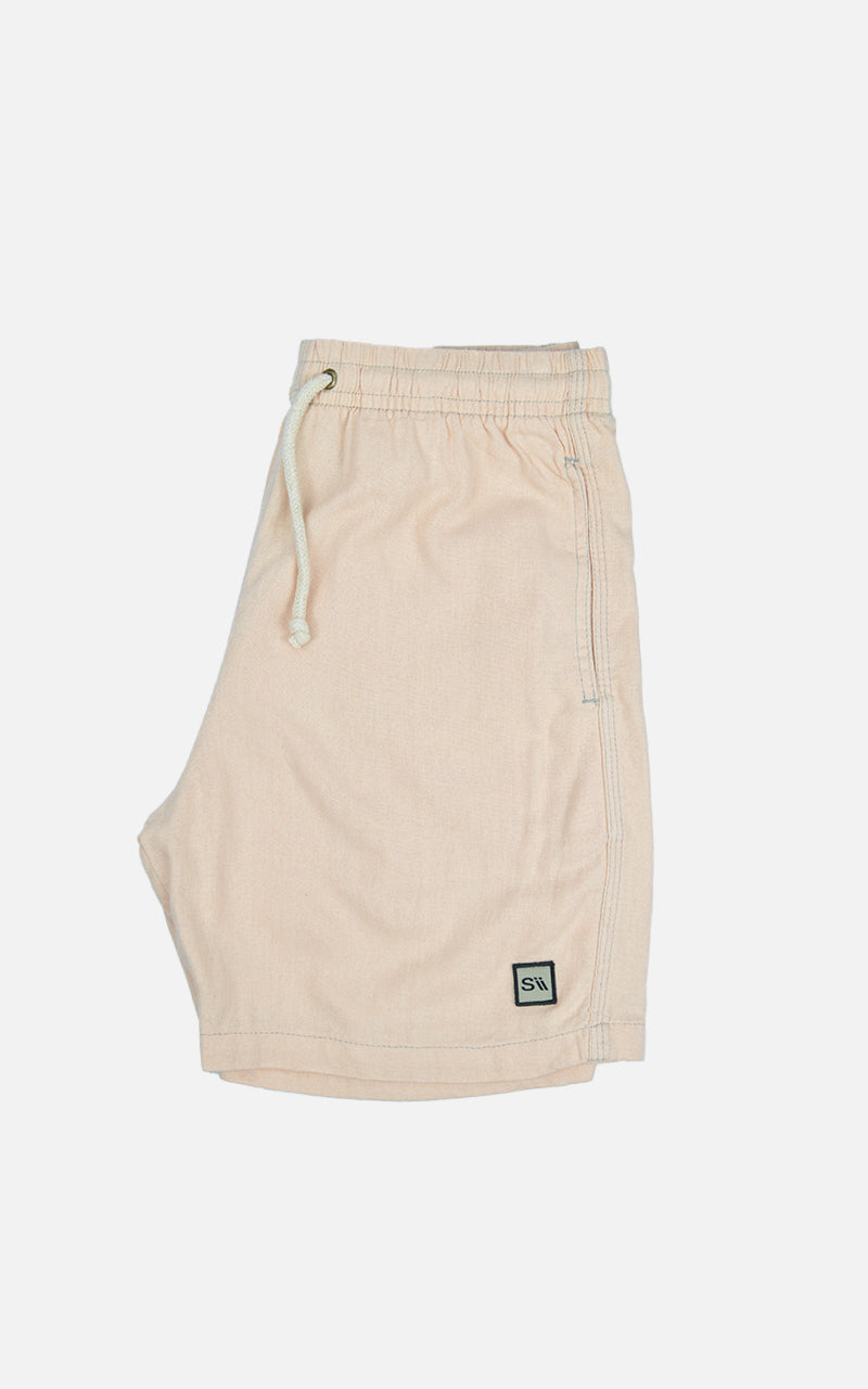 Short Linho Confort Salmão