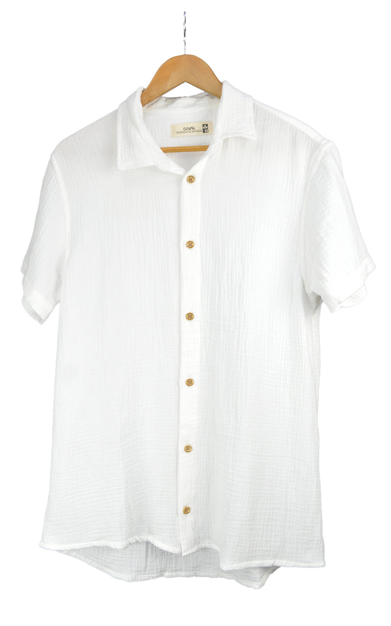Camisa Gaze Wave Off White