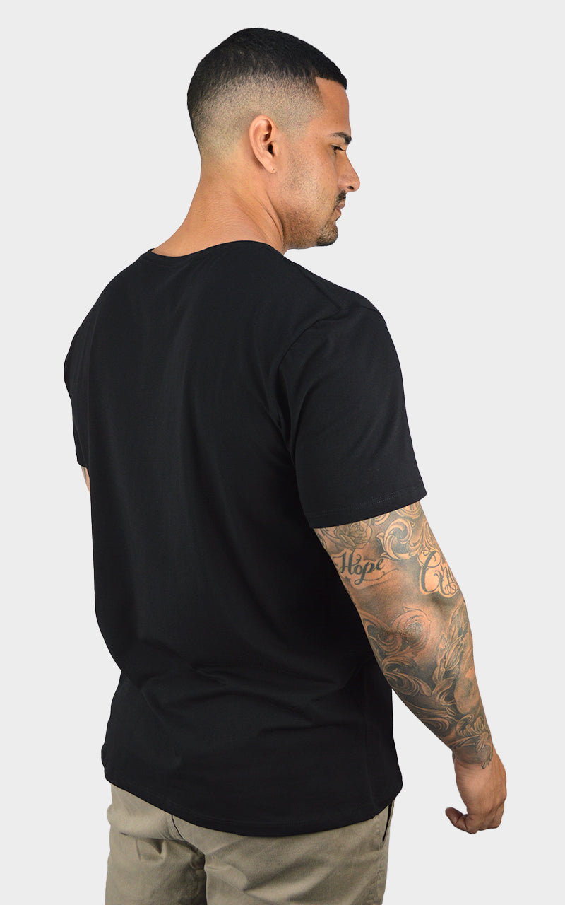 Camiseta Algodão Egípcio Preta
