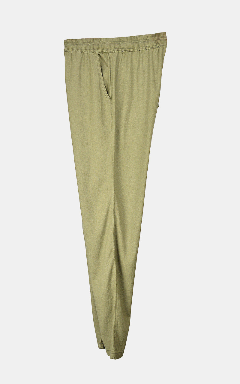 Calça linho elastano