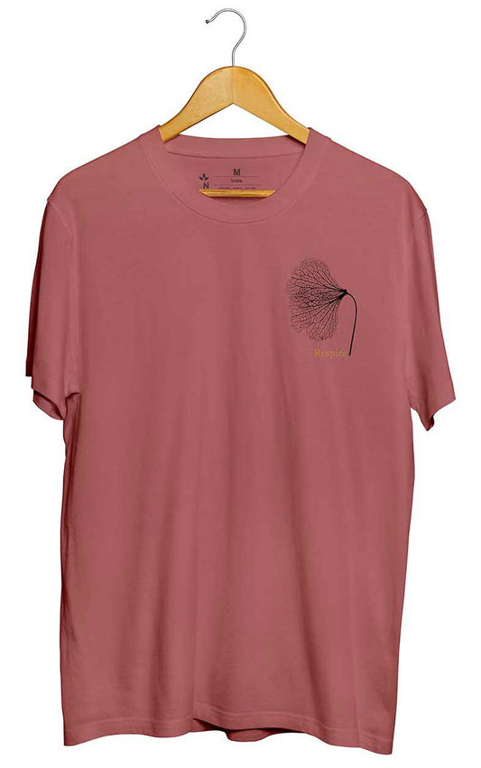 Camiseta Respire Bordo