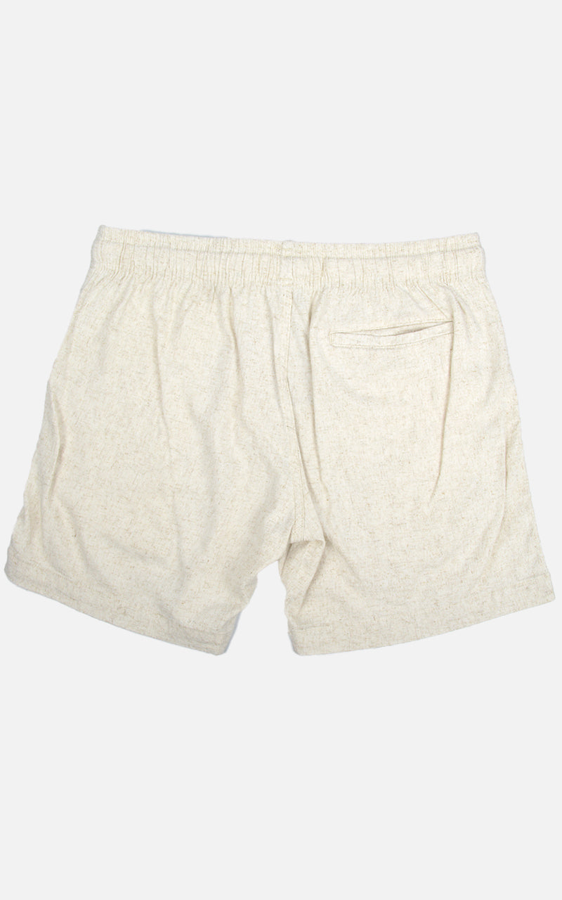Short Linho Elastano Cru