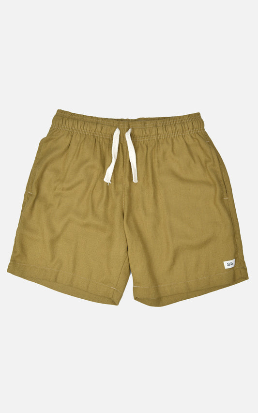 Short Linho Tricot Verde
