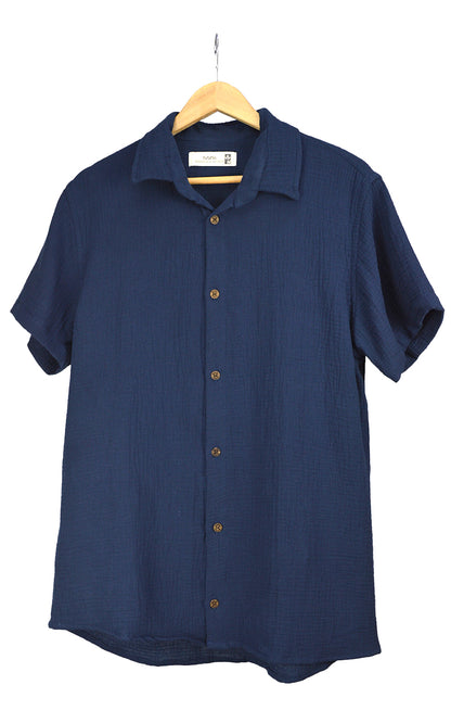 Camisa Gaze Wave Azul Marinho