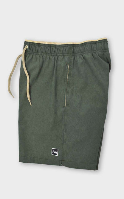 Short Praia Verde Musgo