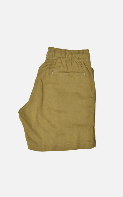 Short Linho Tricot Verde