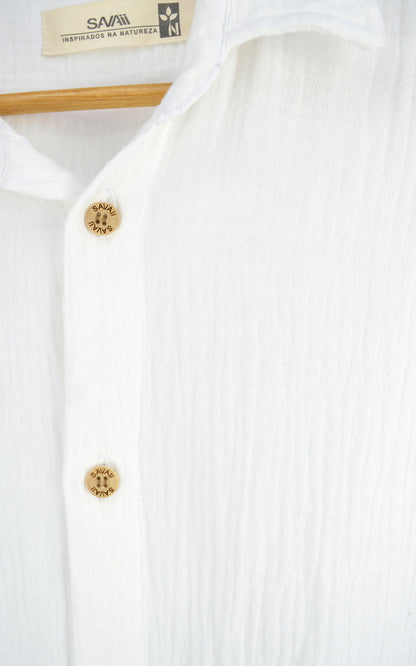 Camisa Gaze Wave Off White