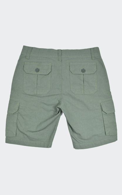Bermuda Cargo Texture Verde Escuro