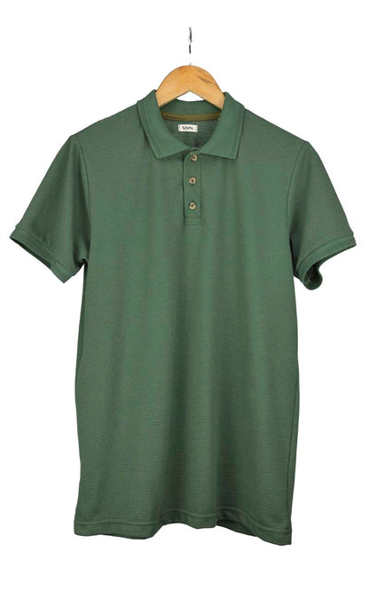 Polo Texture Savaii verde