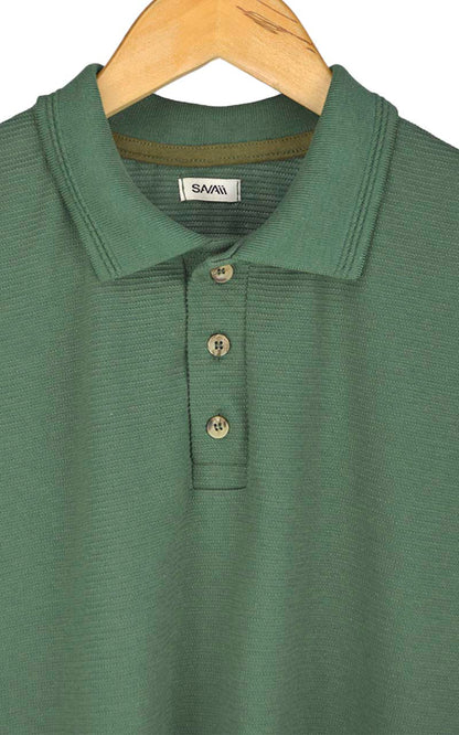 Polo Texture Savaii verde