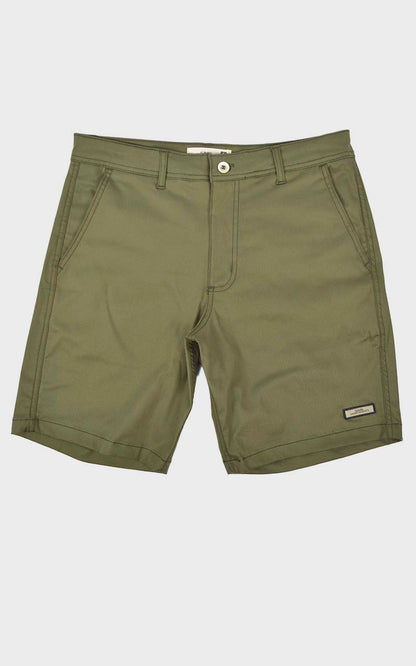 Bermuda Sarja Elastano Verde Militar