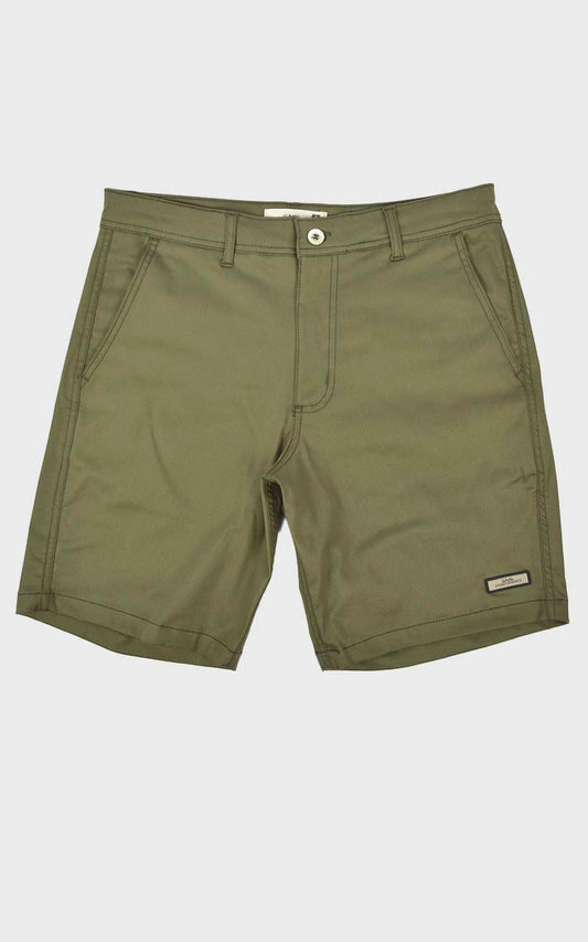 Bermuda Sarja Elastano Verde Militar