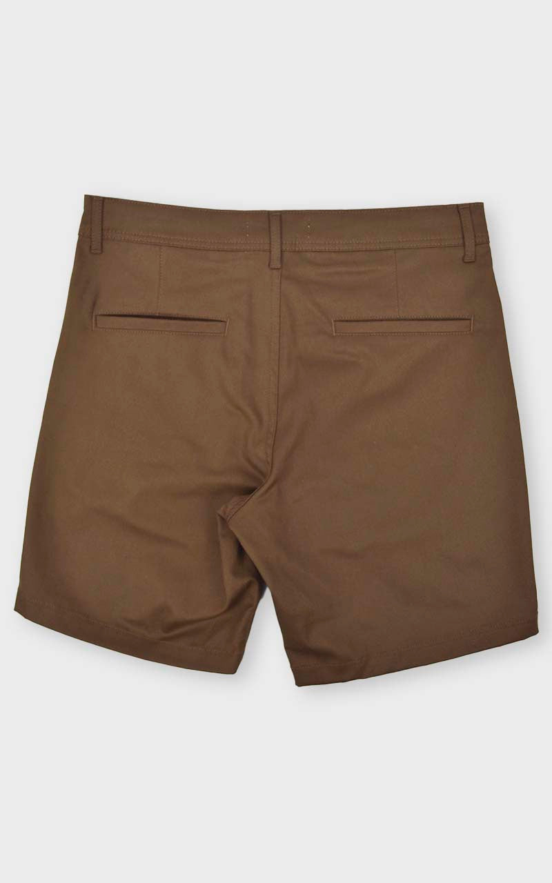 Bermuda Sarja Elastano Marrom