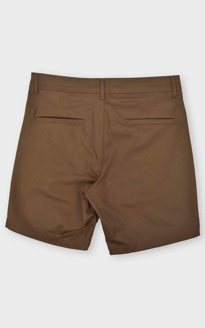 Bermuda Sarja Elastano Marrom