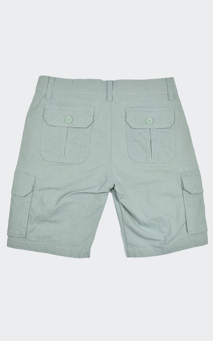 Bermuda Cargo Texture Verde Claro