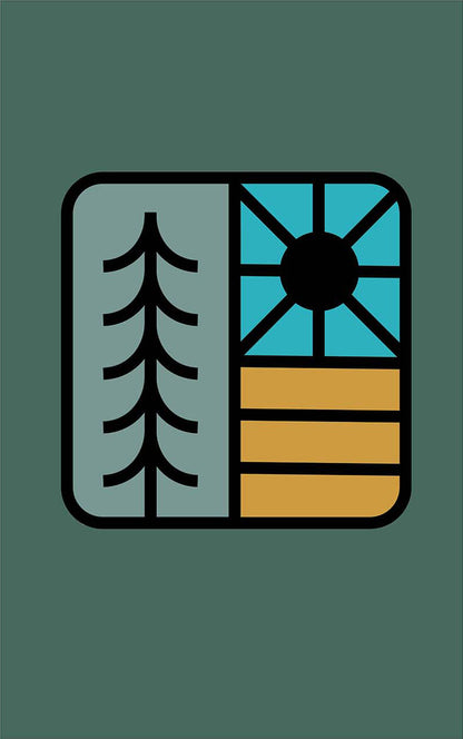 Camiseta Natureza Geométrica