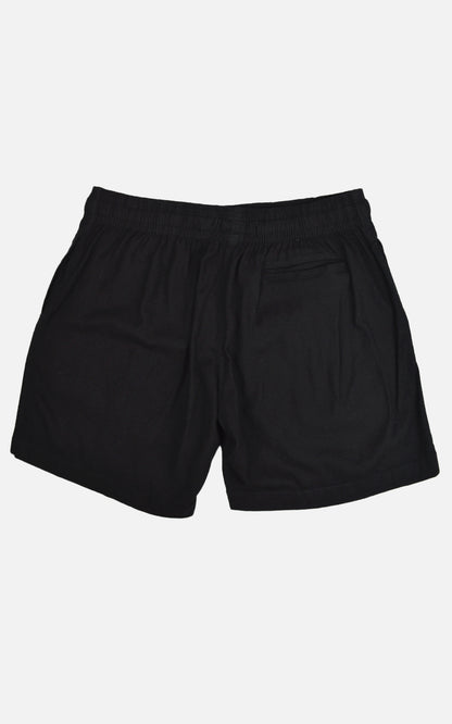 Short Linho Elastano Preto