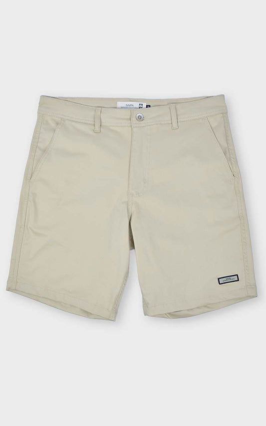 Bermuda Sarja Elastano Bege