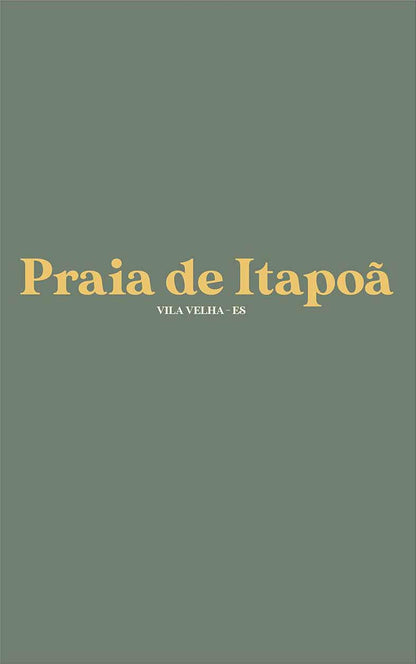 Camiseta Praia de Itapoã Verde Militar