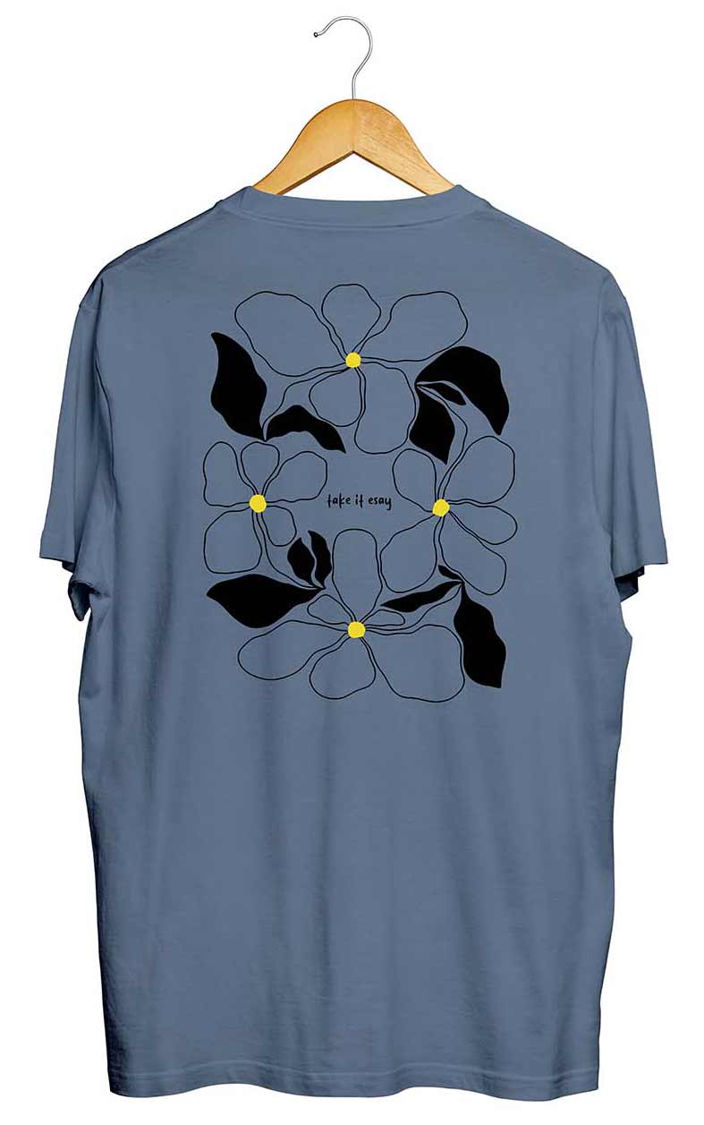 Camiseta Ciclo Natural Azul Marinho