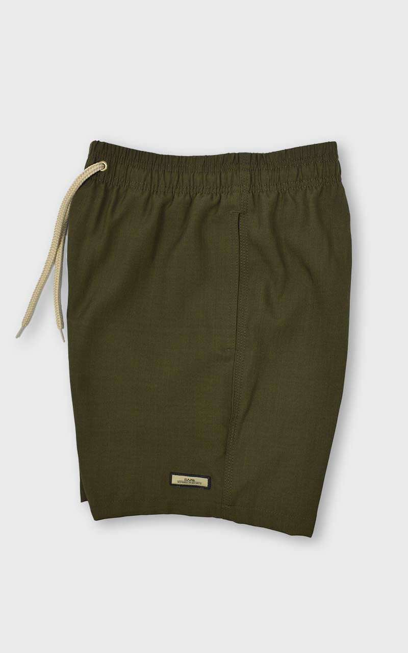 Short Alfa Tec Elastano Verde Militar