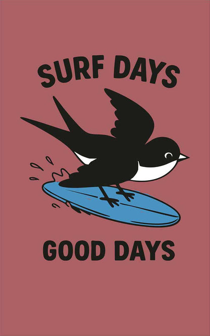 Camiseta Andorinha Surf Bordo