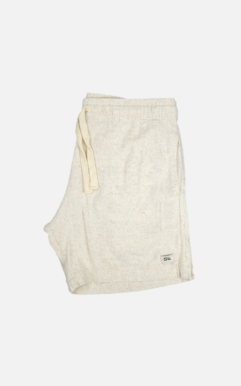 Short Linho Elastano Cru