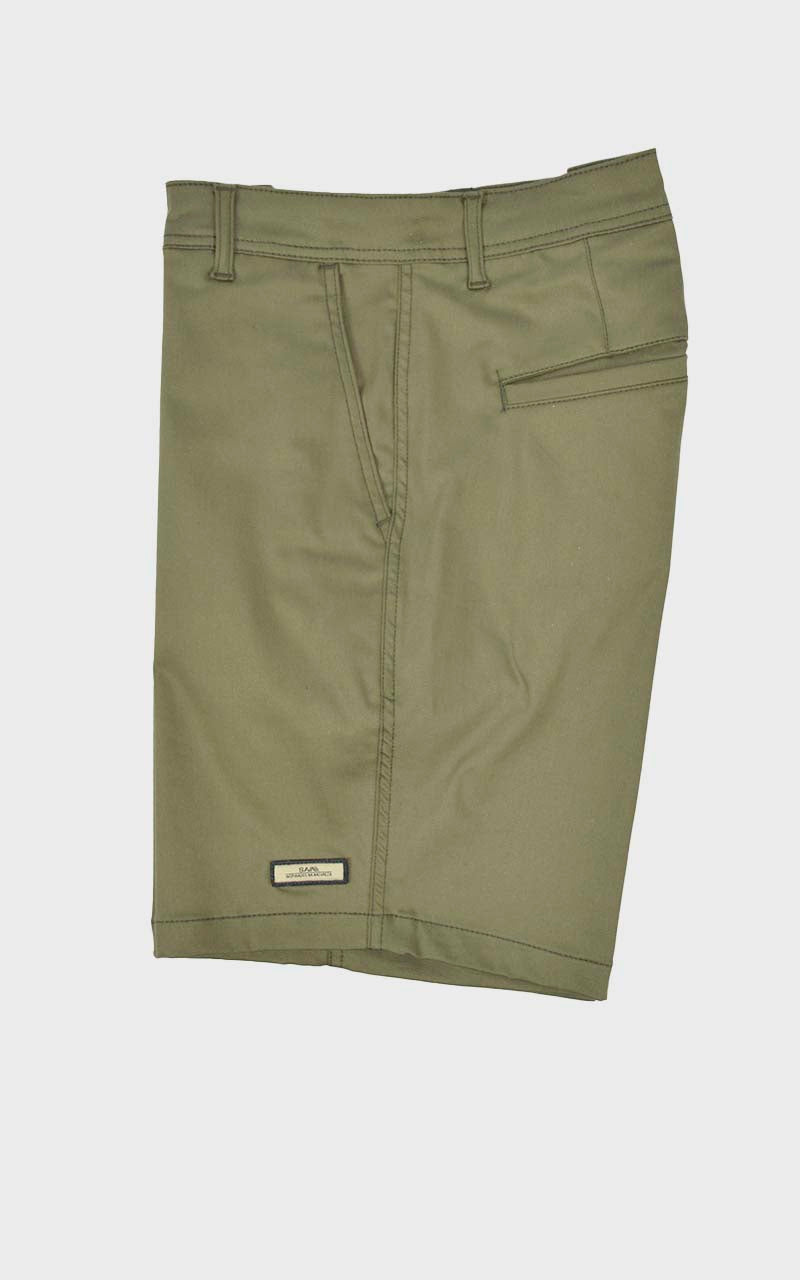 Bermuda Sarja Elastano Verde Militar