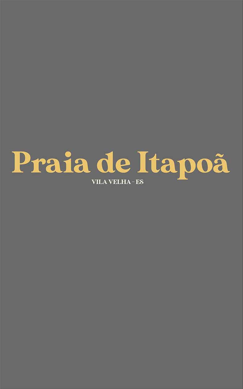 Camiseta Praia de Itapoã Chumbo